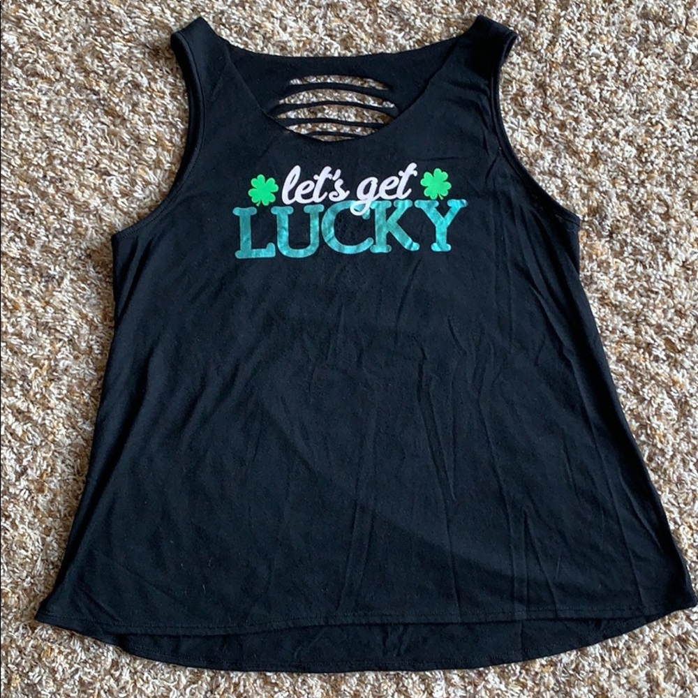 “Let’s Get Lucky” 🍀 St Patrick’s Day Tank